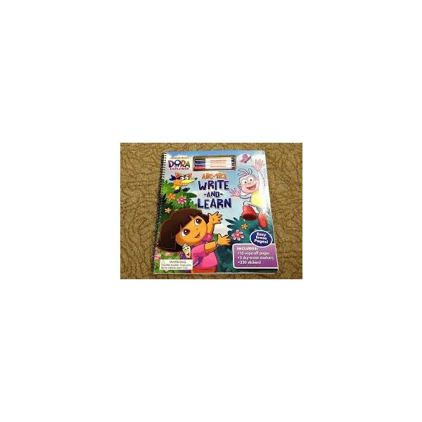 DORA THE EXPLORER ABC 123 WRITE AND LEARN