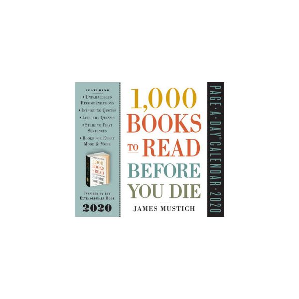 1,000 BOOKS TO READ BEFORE YOU DIE PAGE-A-DAY CALENDAR 2020
