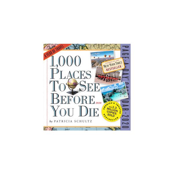 1,000 PLACES TO SEE BEFORE YOU DIE PAGE-A-DAY CALENDAR 2020