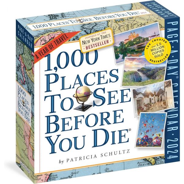 1,000 PLACES TO SEE BEFORE YOU DIE PAGE-A-DAY CALENDAR 2024