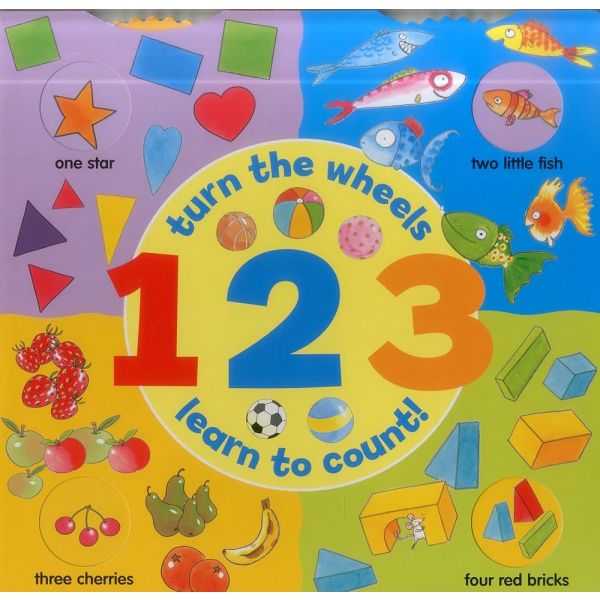1 2 3 TURN THE WHEELS - LEARN TO COUNT