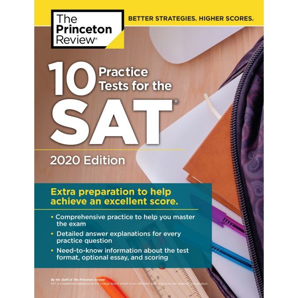 10 PRACTICE TESTS FOR THE SAT 2020