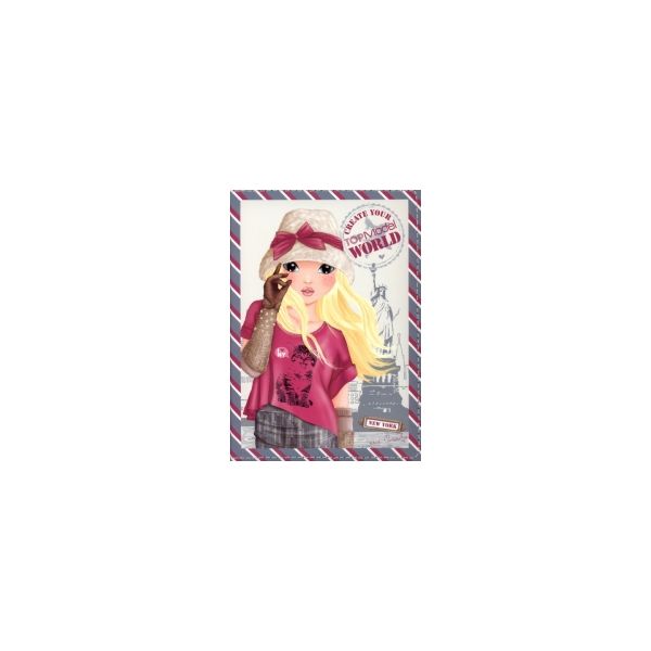 Create your top model world. Книжка за оцветяван