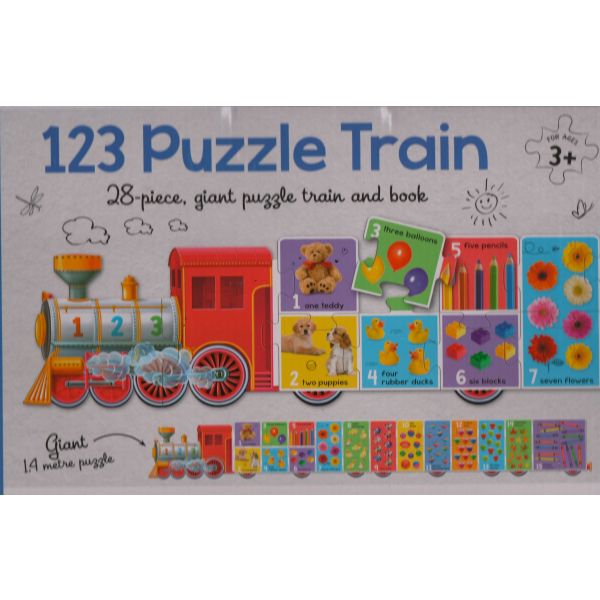 123 PUZZLE TRAIN. “Building Blocks“