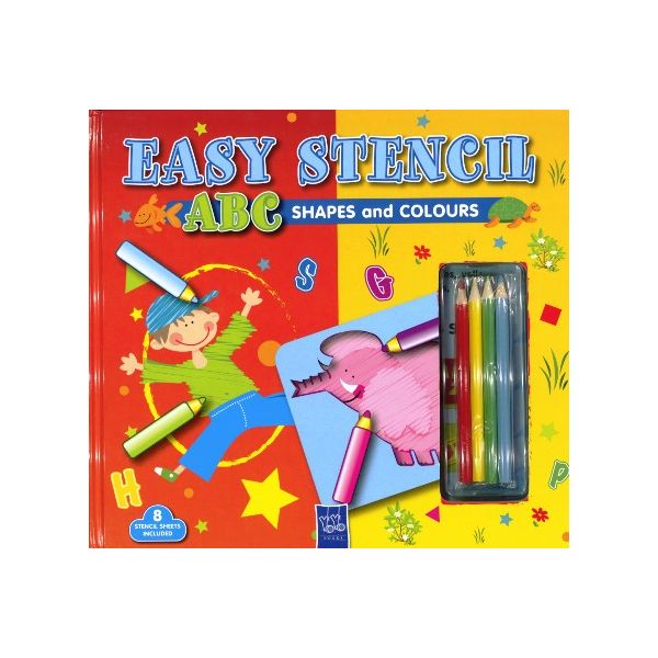 EASY STENCIL ABC: Shapes & Colours