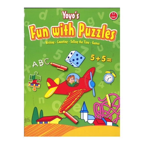 YOYO`S FUN WITH PUZZLES: Writing, Counting, Tell