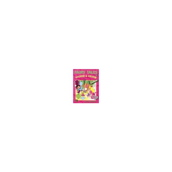 FAIRY TALES STICKER & COLOUR: Alice in Wonderlan