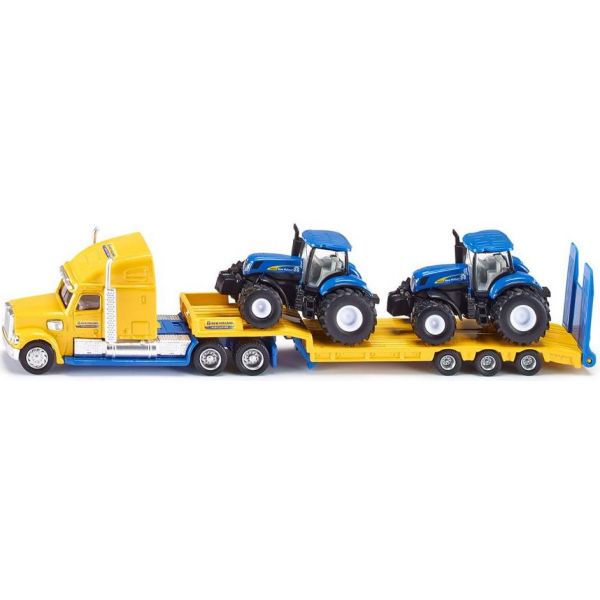 1805 Играчка Truck with New Holland Tractors
