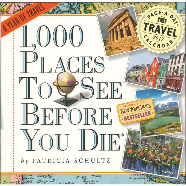1,000 PLACES TO SEE BEFORE YOU DIE PAGE-A-DAY CALENDAR 2017