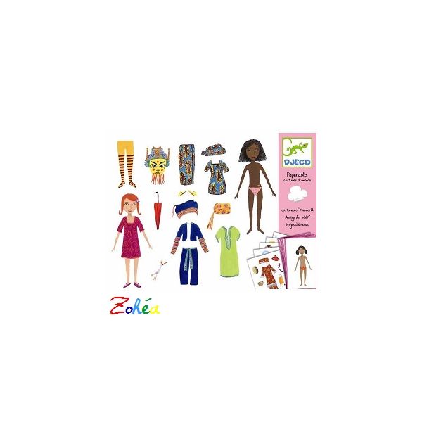 Комплект със стикери Costumes. Възраст: +6 год.