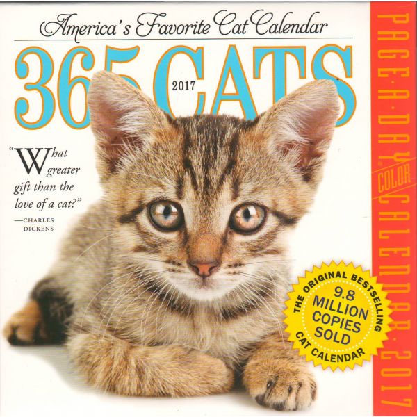 365 CATS PAGE-A-DAY CALENDAR 2017