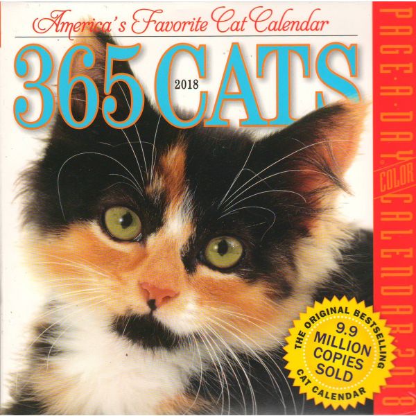365 CATS PAGE-A-DAY CALENDAR 2018