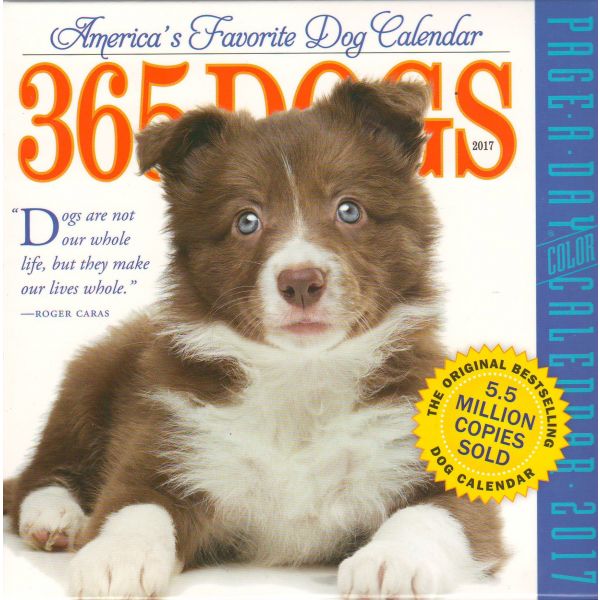 365 DOGS PAGE-A-DAY CALENDAR 2017