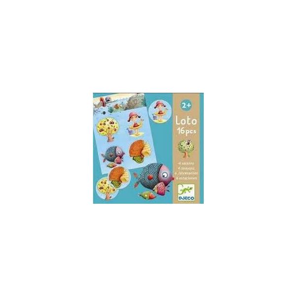 Игра образователна Loto. Възраст: 16 карти, 2+ г