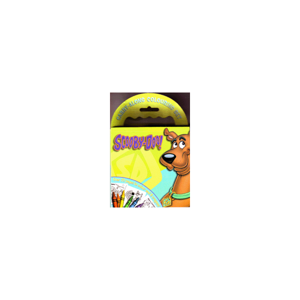 SCOOBY DOO CARRY ALONG COLOURING SET