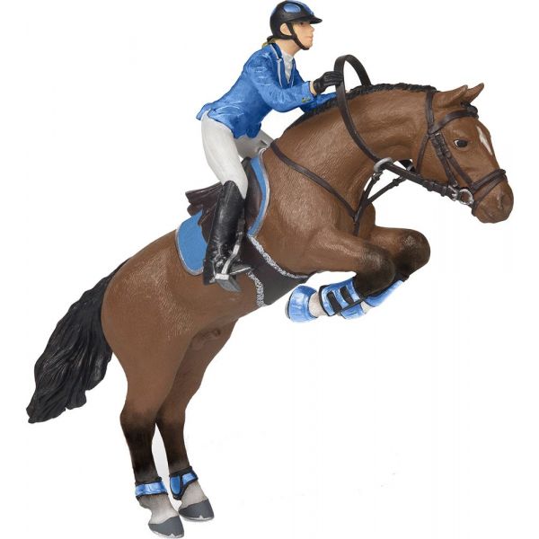 51560 Фигурка Jumping Horse with Riding Girl