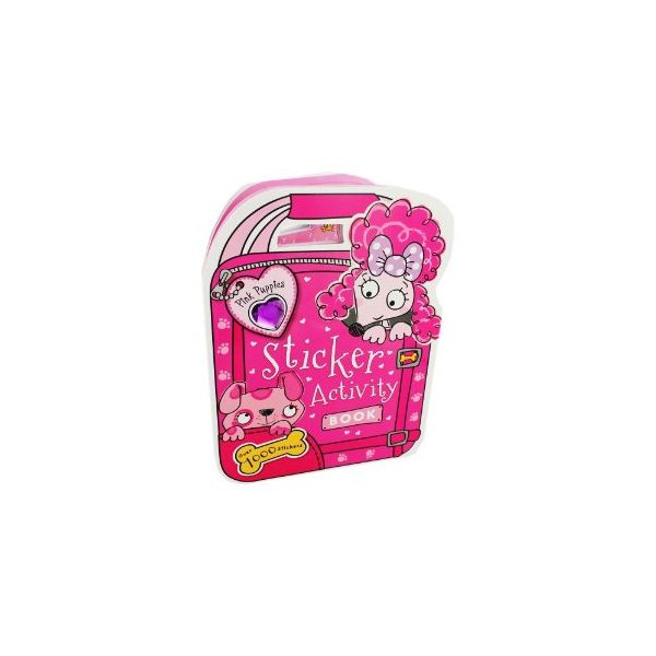 PINK PUPPIES STICKER ACTIVITY BOOK: Over 1000 st