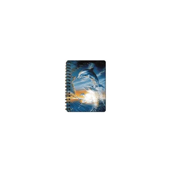 3D NOTEBOOK: Dolphins, 60 стр.