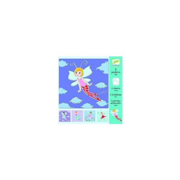 Шаблони Fairies. 5 бр. Възраст: 4-8 год. /DJ0885