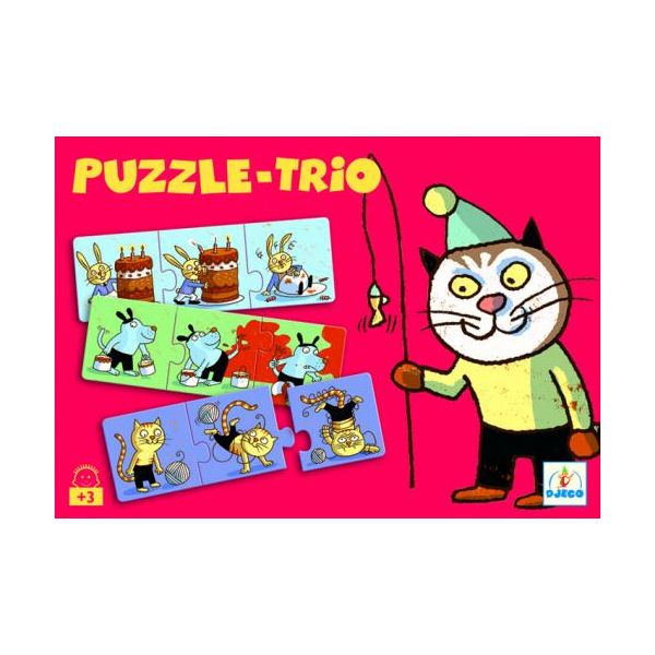 Пъзел Duo Stories. 8 пъзела от по 3 части. Възра