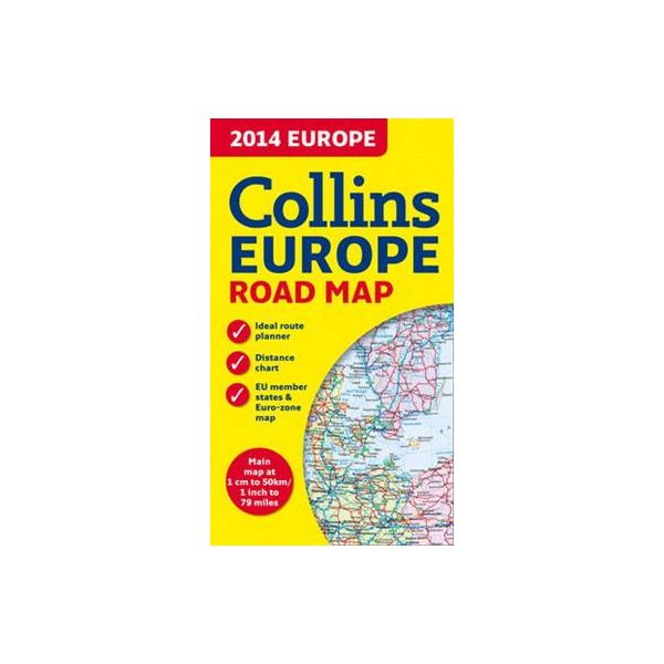 2014 COLLINS MAP OF EUROPE
