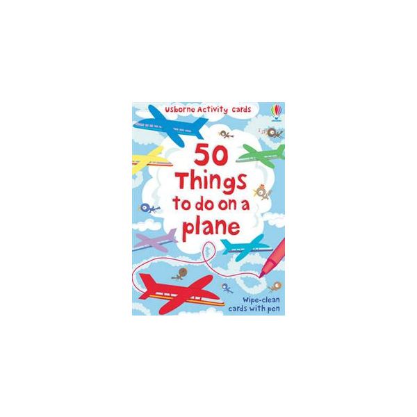 50 THINGS TO DO ON A PLANE: Usborne Activity Car