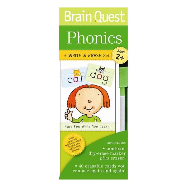 BRAIN QUEST WRITE & ERASE SET: Phonics
