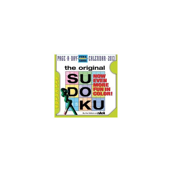 THE ORIGINAL SUDOKU 2013. (Calendar/Page A Day)