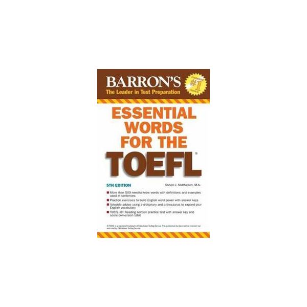 BARRON`S  ESSENTIAL WORDS FOR THE TOEFL, 5th Edi