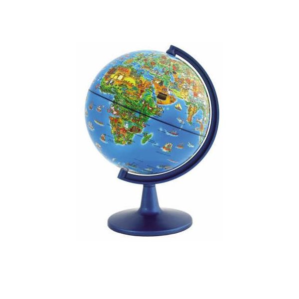 DINOZ WORLD GLOBE: Dinoz Illustrated World With