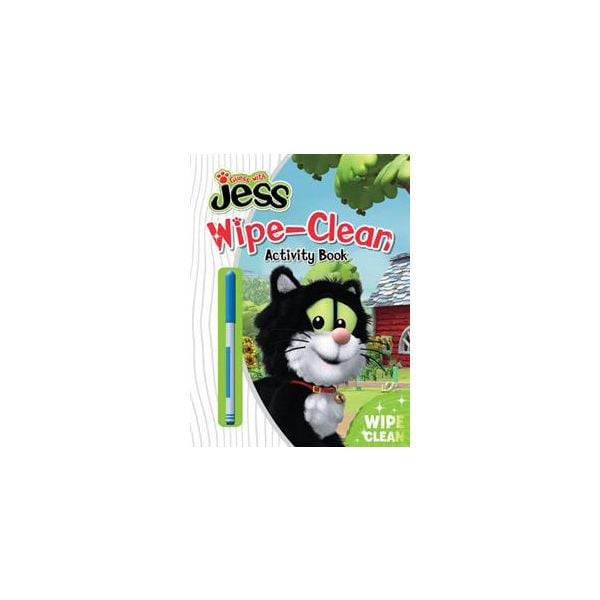 WIPE-CLEAN ACTIVITY BOOK. “Guess with Jess“
