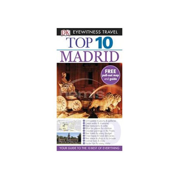 TOP 10 MADRID. “DK Eyewitness Travel“,  with map