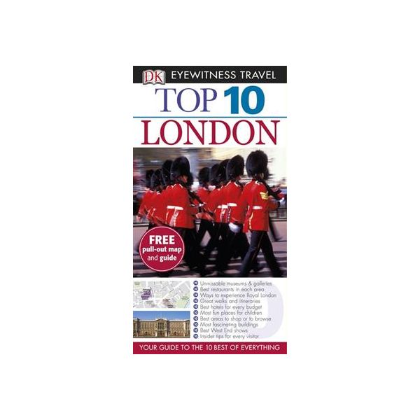 TOP 10 LONDON. “DK Eyewitness Travel“,  with map