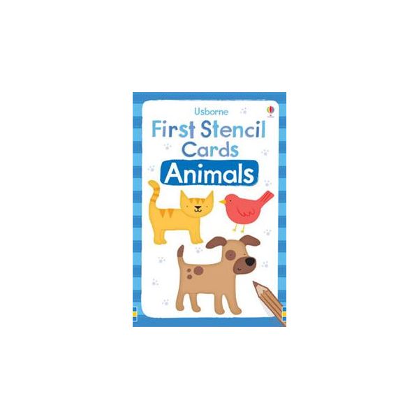 FIRST STENCIL CARDS ANIMALS