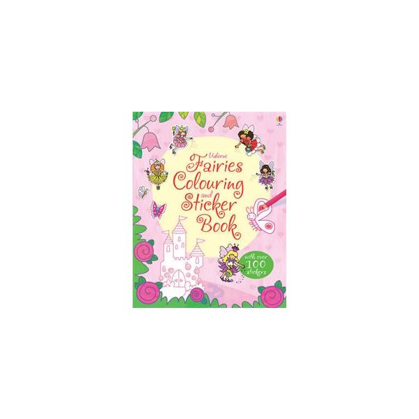 FAIRIES STICKER AND COLOURING BOOK