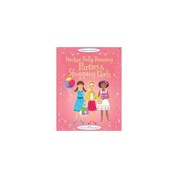 STICKER DOLLY DRESSING PARTIES AND SHOPPING GIRL