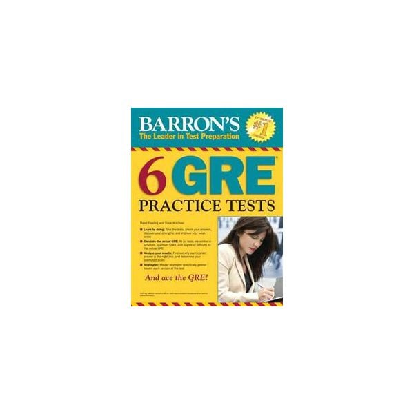 BARRON`S 6 GRE PRACTICE TESTS