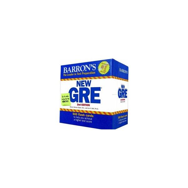 BARRON`S GRE FLASH CARDS, 2nd Edition