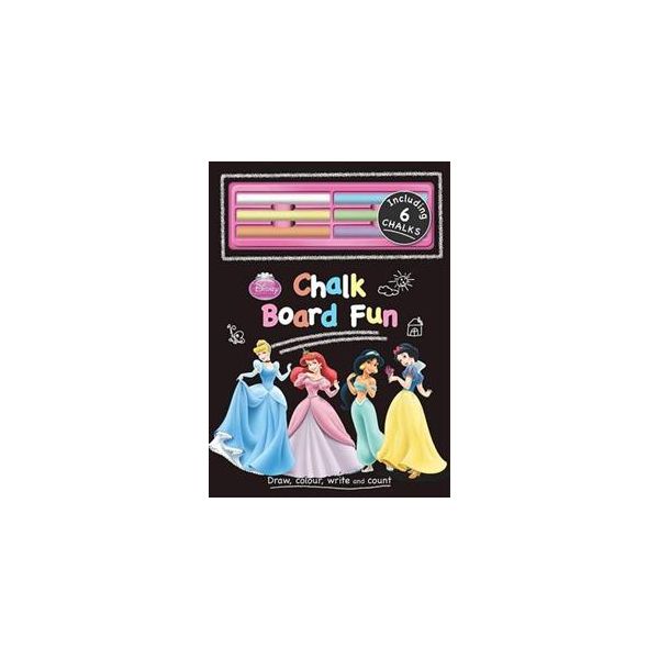 DISNEY PRINCESS CHALK BOARD BOOK