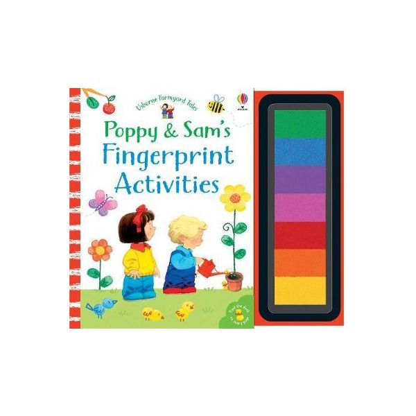POPPY & SAM`S FINGERPRINT ACTIVITIES. “Usborne Farmyard Tales“