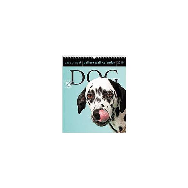 DOG PAGE-A-WEEK GALLERY CALENDAR 2019. /стенен календар/