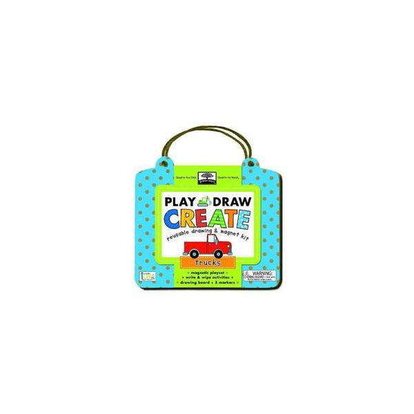 PLAY, DRAW, CREATE TRUCKS: Reuseable Drawing & M