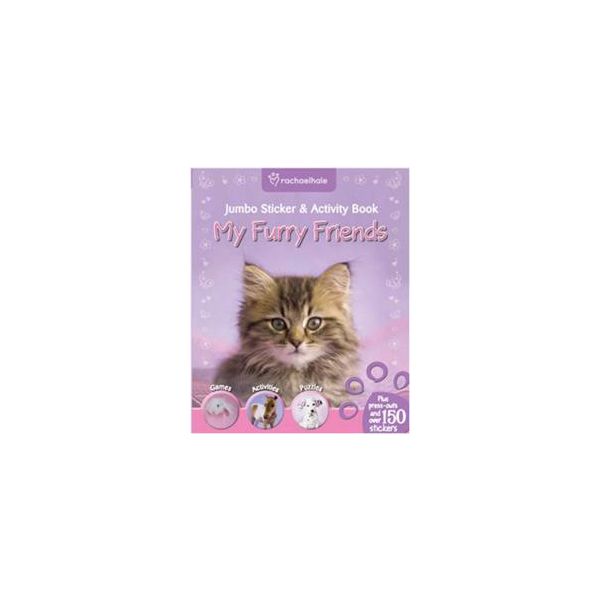 MY FURRY FRIENDS: Jumbo Sticker And Activity Boo