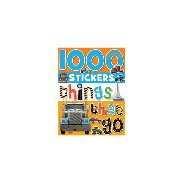 1000 STICKERS THINGS THAT GO