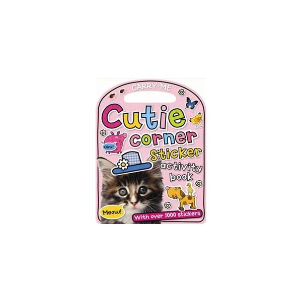 CUTIE CORNER STICKER ACTIVITY BOOK. “Carry-Me“