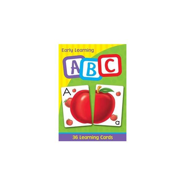 EARLY LEARNING CARDS - ABC: 36 Cards