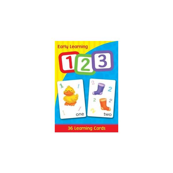 EARLY LEARNING CARDS - 123: 36 Cards