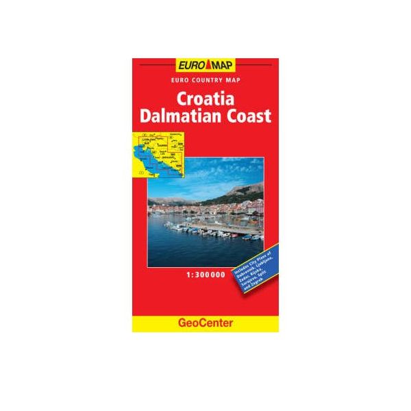 CROATIA AND DALMATIAN COAST . “Euro Country Map“