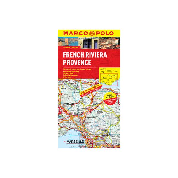 FRENCH RIVIERA, PROVENCE. “Marco Polo Map“