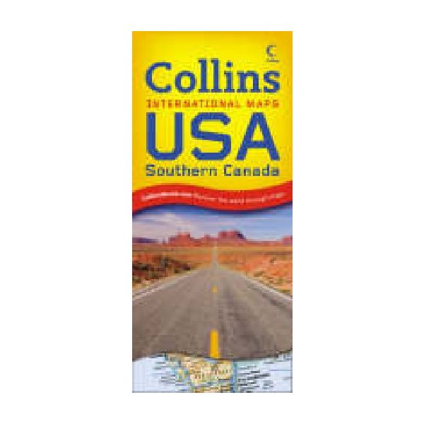 COLLINS INTERNATIONAL MAPS: USA SOUTHERN CANADA.